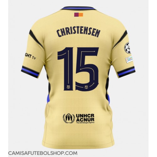 Camisa de time de futebol Barcelona Andreas Christensen #15 Replicas 2º Equipamento 2025-26 Manga Curta
